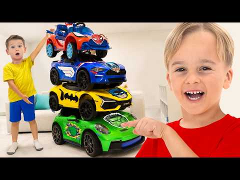 Let's Learn to Share: A fun story with toy cars for kids