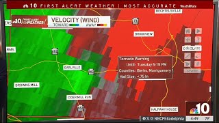 Tornado Coverage | NBC10 | July 1, 2025