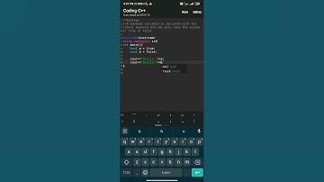 what is boolean | boolean in cpp | cpp shorts
