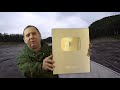 Серебряная кнопка для канала Тайга моя заветная #YouTubeCreatorAwards