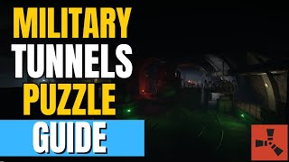 Rust - Military Tunnels Monument Puzzle Guide