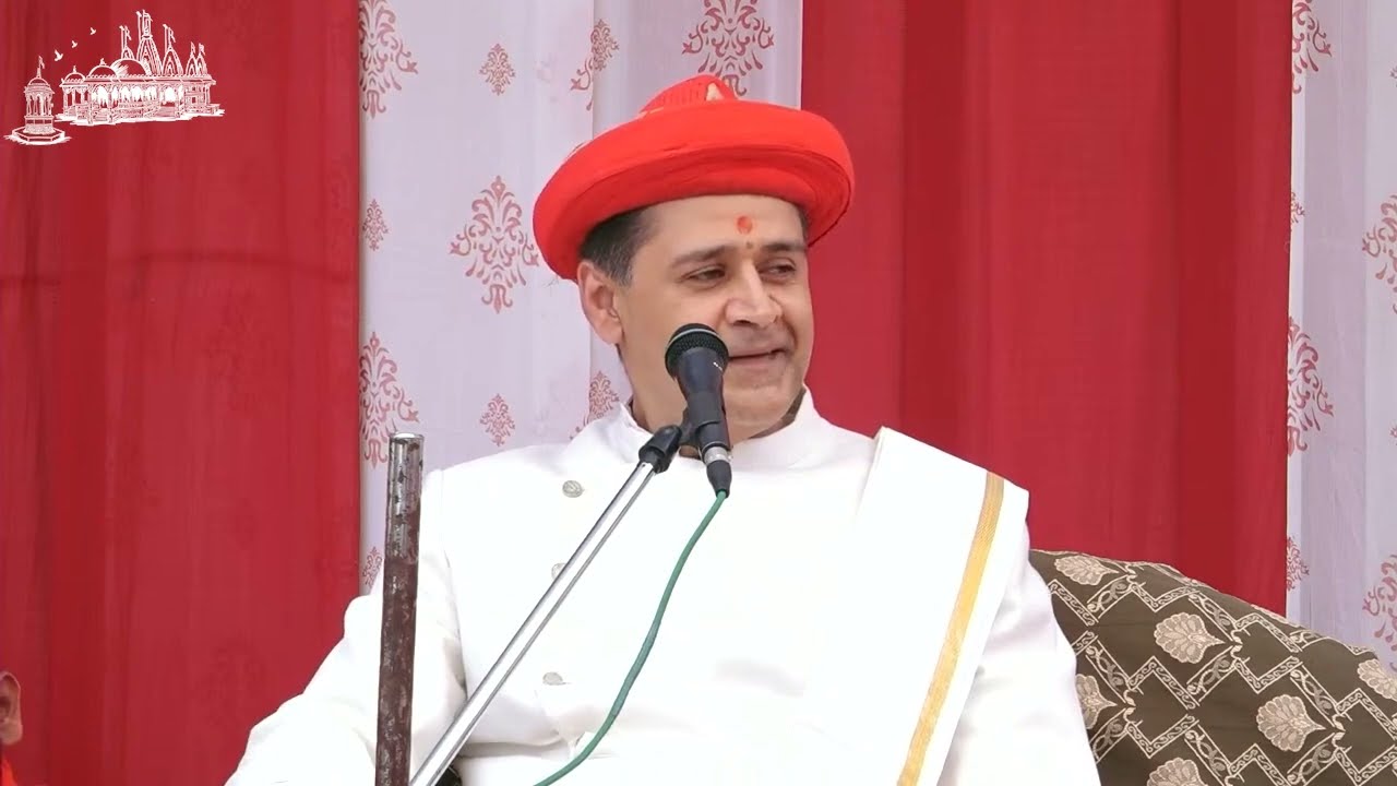 Ranip Mandir Acharya Maharajshree Koshalendraprasadji Maharaj Ashirvachan on 39th Patotsav
