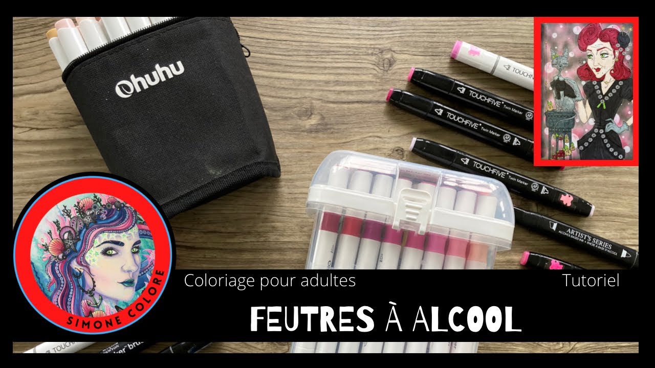 Tutoriel : colorier au feutre à alcool - Aux couleurs d'Alix