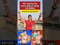 Arm Belly &amp; Thigh fat reduce ✅ #yogeshwari #weightloss #thighfatloss #youtubeshorts #exercise #yoga