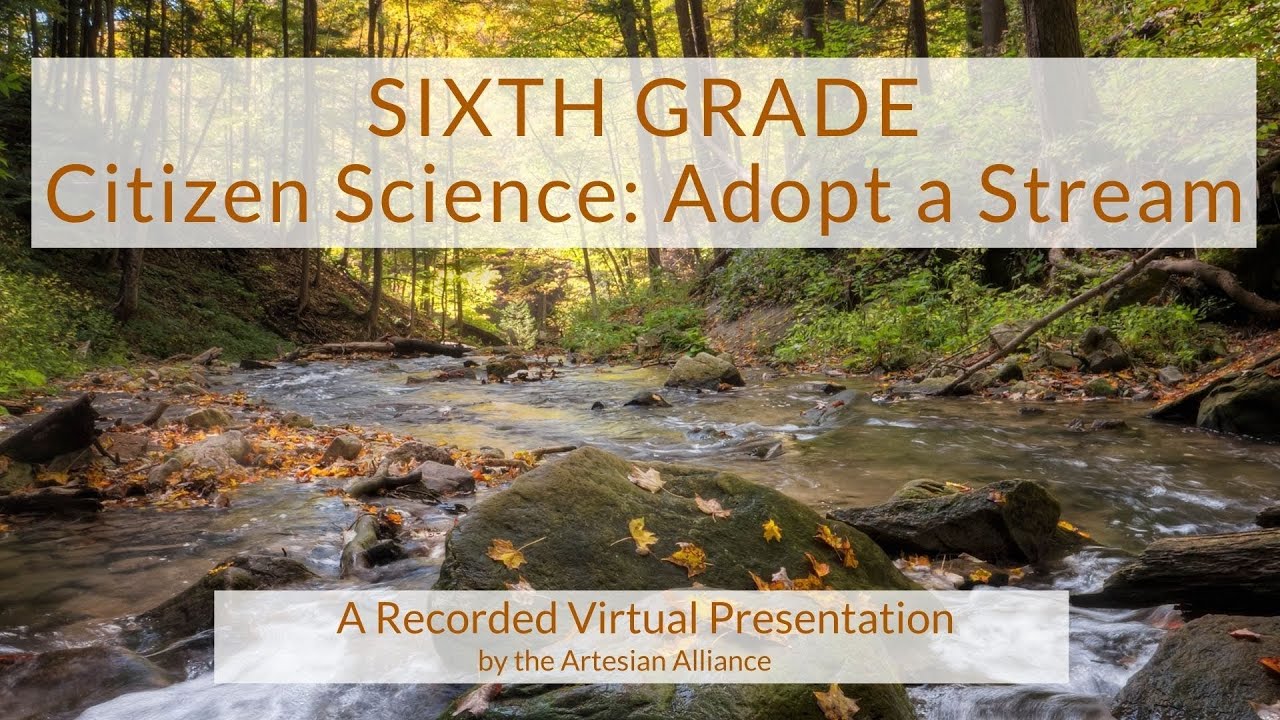 Sixth Grade Citizen Science: Adopt a Stream - YouTube