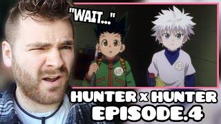 THE FIRST REAL TEST??!! | HUNTER X HUNTER - Episode 4 | New Anime Fan | REACTION!
