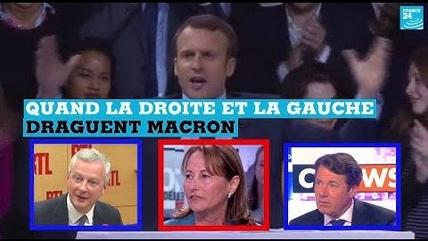 90"POLITIQUE - Quand la droite et la gauche draguent Emmanuel Macron