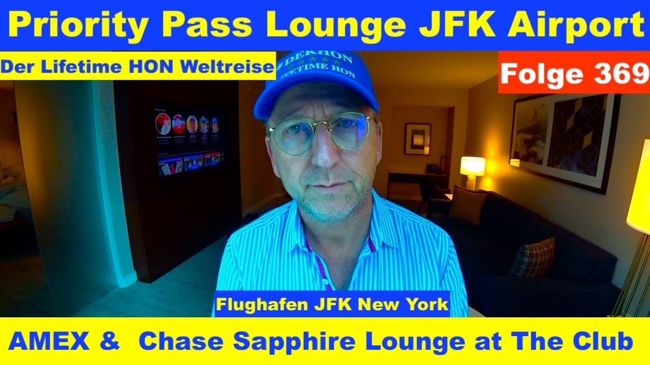 Das Geld wert? AMEX &  Chase Sapphire Lounge at The Club (JFK Airport) 