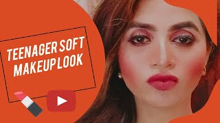 TEENAGER SOFT MAKEUP LOOK.😘 step by step  makeup guide screenshot 2