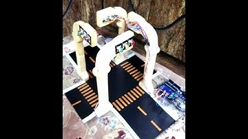 Automatic traffic lights signal for four ways with Arduino . ( With diagram and code ) .