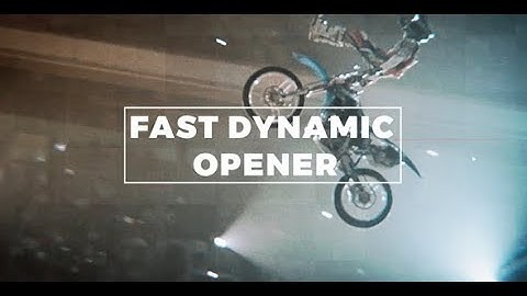 Fast Dynamic Opener (After Effects template)