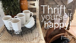 Home Decor Thrift Haul/Farmhouse/Cottage/French Country Decor on a Budget!