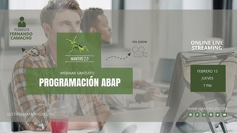 Webinar: Introducción a la Programación ABAP (Principiantes)