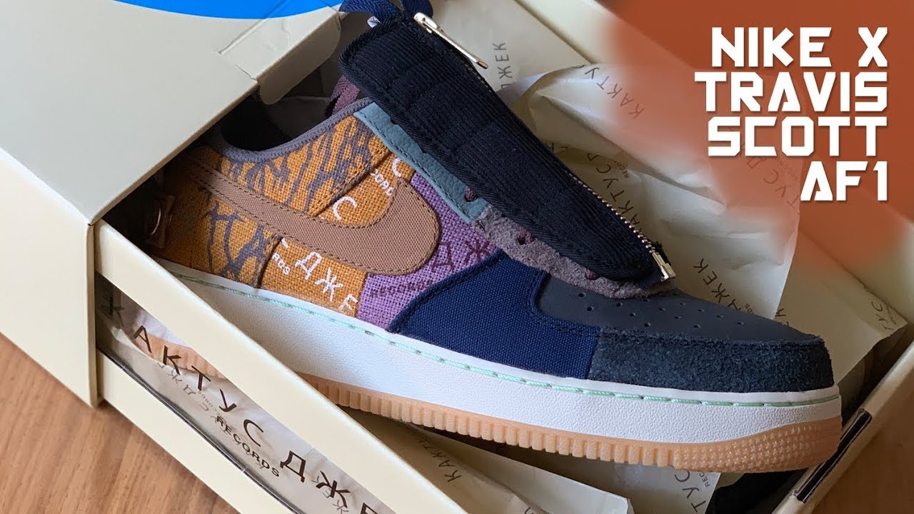 TRAVIS SCOTT AF1 UNBOXING AND ON-FEET 