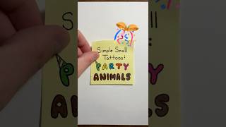 Small Tattoo Ideas: Party Animals 🎉