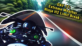 Unbelievable Ninja H2 Breaks Tail of the Dragon Speed Record #kawasaki #h2 #motovlog #superbike