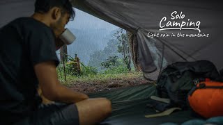 Solo Camping: Gerimis di Pegunungan, Bersantai dengan Kopi, Tips Solo Camping, ASMR