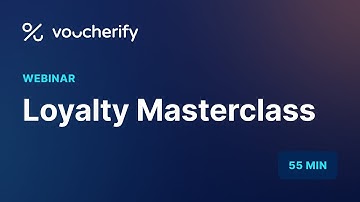 Voucherify Webinar – Loyalty Masterclass