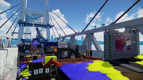 Splatoon: Hammerhead Bridge Map DLC Gameplay