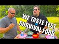 Survival food taste test