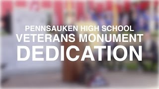 PHS Veterans Monument Dedication
