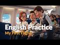 My First Flight ✈️ Learn English Conversation for Travel | Listening &amp; Speaking Practice (A2, B1) Mp3 Song