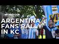 Argentina fans hold huge rally ahead of World Cup match Tuesday