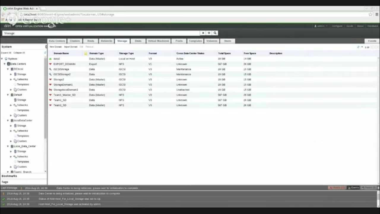 oVirt 3.5 DR for Local Storage Domain YouTube