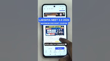 Lakshya Neet 3.0 2026 | Pw Lakshya Neet 3.0 2026 Coupon Code | Pw Coupon Code 2026 batch #pw