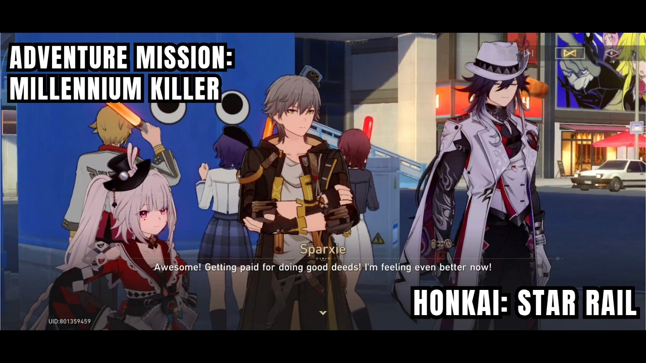 [Honkai: Star Rail Adventure Mission] Millennium Killer: Work With Sparxie And Ashveil To Deduce