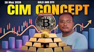 GOLD &amp; BITCOIN | LIQUIDITY SWEEP &amp; MARKET STRUCTURE LIVE ANALYSIS | 20 May | DAY 36 | The YSK Trader