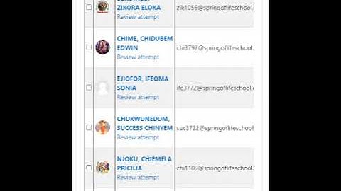 RESET A QUIZ ATTEMPT