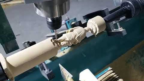 WS-L1530A Auto loading unloading CNC wood lathe for cylinder engraving
