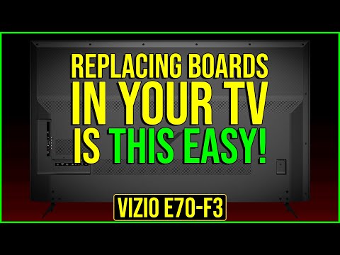 Replacing boards in your TV is this easy.  (VIZIO E70-F3)