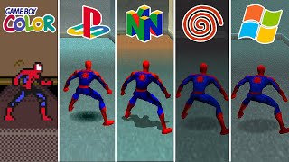 Spider-Man (2000) GBC vs PS1 vs N64 vs Dreamcast vs PC | Graphics Comparison