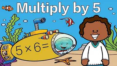 Multiply by 5 Fact Fluency: Under the Sea Math Brain Break