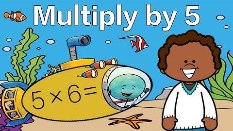 Multiply by 5 Fact Fluency: Under the Sea Math Brain Break