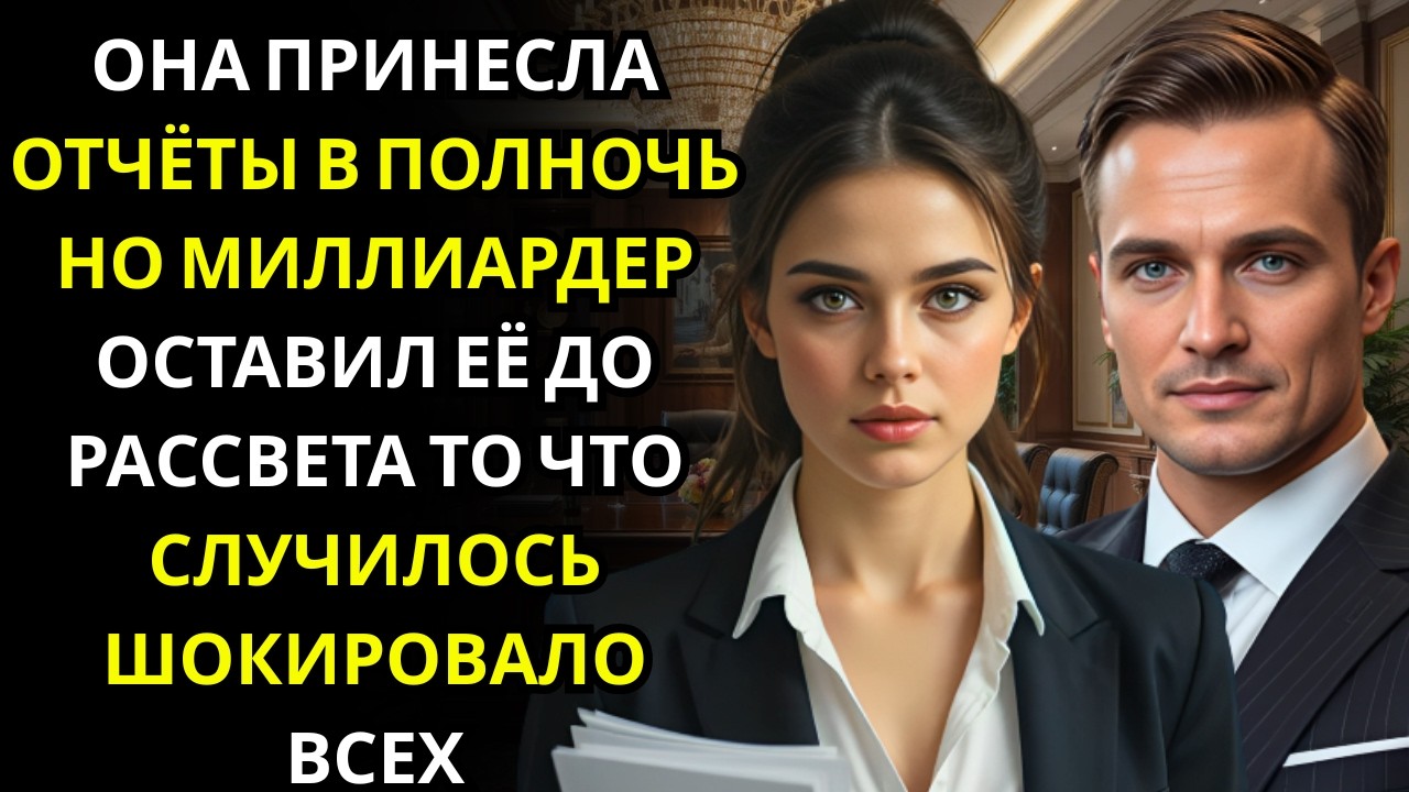Она принесла отчёты в полночь… МИЛЛИАРДЕР работал с ней до рассвета