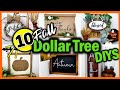 10 DIY Dollar Tree Fall Decor Ideas to TRY in 2021! 🍁High End Fall DIYS that are INEXPENSIVE!