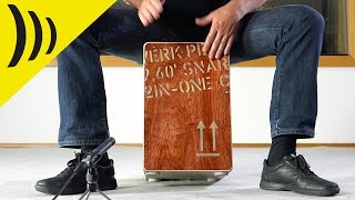 Schlagwerk CP404 Cajon Pitch Black Edition Percussie video