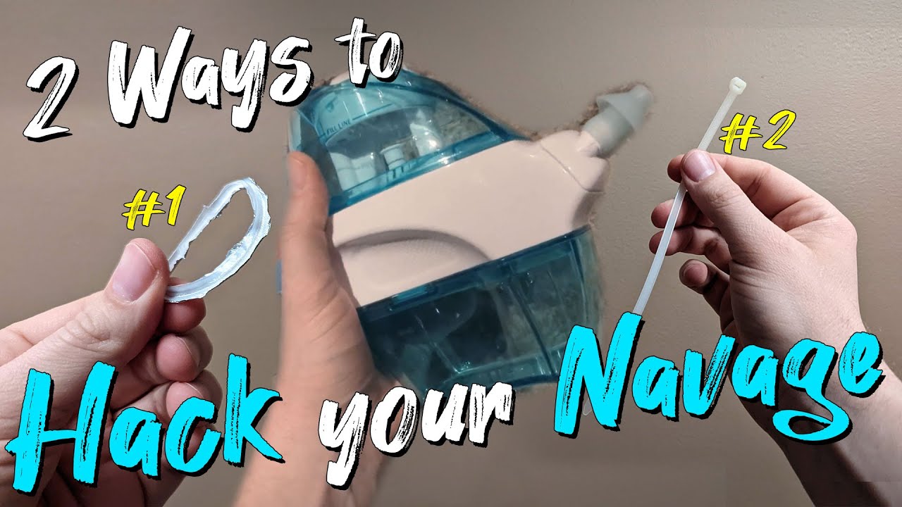 The Easiest Way to Hack a Navage Nasal Care System: Two Different Ways! 