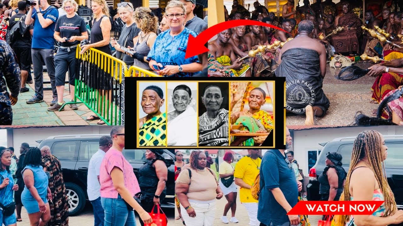 Caribbeans & African Americans Join Asantehene to Mourn Asantehemaa (Queen of Asante Kingdom)