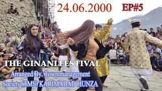 Dancing American tourist dance at Hunza || Local Music | The ginani Festival town Management society