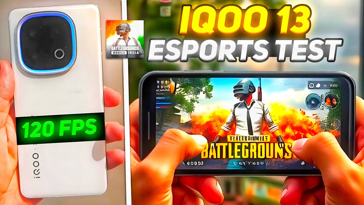 IQOO 13 - PUBG BGMI 😱 120 FPS ESPORTS TEST 🔥 IQOO 13 BEST FOR ...