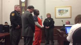 Bernetta Vickers speaks at her sentencing