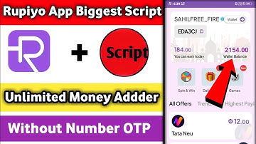 RUPIYO APP REFER SCRIPT | WITHOUT NUMBER UNLIMITED ADDED | RUPIYO APP BIGGEST BYPASS TRICK |