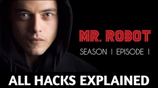 Mr Robot - Season 1 Episode 1 - All Hacks Explained