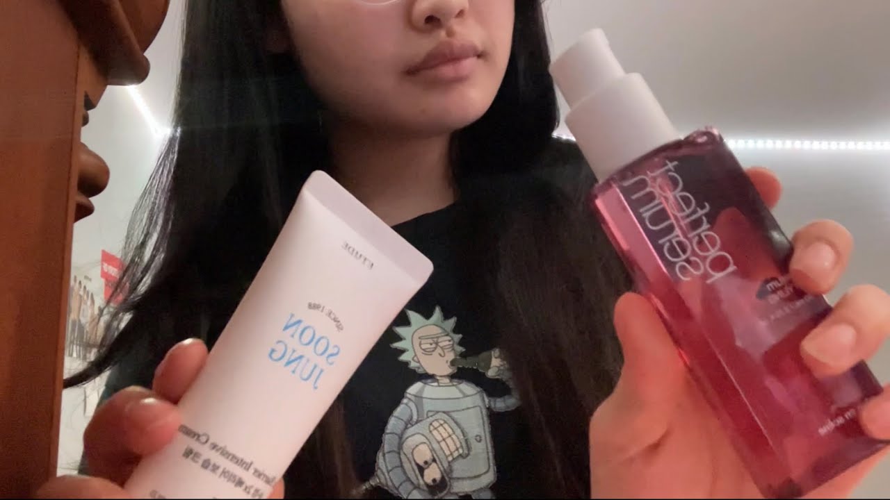 unboxing/doing your skincare really aggressive asmr