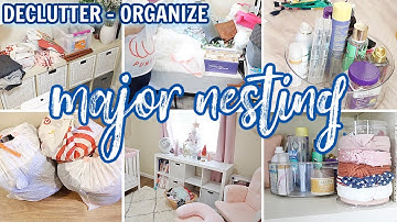 💙 EXTREME NEST DECLUTTER ORGANIZE & CLEAN WITH ME | SATURDAY CLEANING MOTIVATION