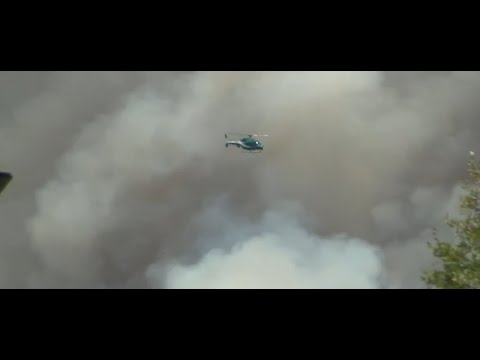 Fire crews battle 464-acre brushfire in Palm Beach Gardens - YouTube